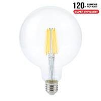 V-TAC VT-2143 LAMPADINA LED E27 GLOBO G125 12,5W FILAMENTO CALDA LED7453 1