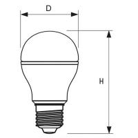 V-TAC VT-214 LAMPADINA LED E27 FILAMENTO 4W AMBRA 300 GRADI CHIP SAMSUNG LED282 1