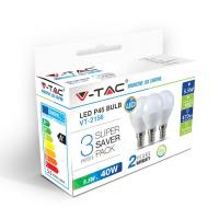 V-TAC VT-2156 LAMPADINA LED MINIBULBO P45 E14 4,5W BIANCO FREDDO A BULBO 3 PEZZI LED217359 0