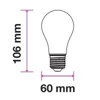 V-TAC VT-2203 LAMPADINA LED E27 A60 3W EFFETTO 3D BIANCO CALDO LED212704 1