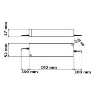 V-TAC VT-22101 ALIMENTATORE 12V 100W IMPERMEABILE IP67 LED3236