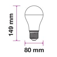 V-TAC VT-233 LAMPADINA LED E27 20W A80 BIANCO CALDO CHIP SAMSUNG LED21237 1