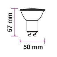 V-TAC VT-2095 LAMPADINA LED GU10 SMD 5W BIANCO CALDO 3 PEZZI LED7269 2