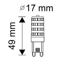 V-TAC VT-2243 LAMPADINA LED G9 3W BIANCO NATURALE CONFEZIONE 6 PEZZI LED2746 1