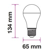 V-TAC VT-2315 LAMPADINA LED E27 15W BIANCO NATURALE 200 GRADI 160 LUMENWATT LED2813 2