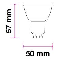V-TAC VT-2335 LAMP. LED GU10 SMD 5W 110 GRADI BIANCO CALDO 150 LUMEN WATT LED2837 2