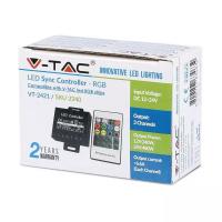 V-TAC VT-2421 CONTROLLER STRISCE LED RGB 20 TASTI CON TELECOMANDO RADIO LED3340 1