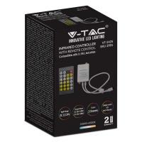V-TAC VT-2425 CONTROLLER STRISCE LED 3 IN 1 24 TASTI CON TELECOMANDO IR LED2901 1