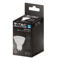 V-TAC VT-247D LAMP. LED GU10 6W 110 GRADI BIANCO NATURALE DIMMERABILE C.SAMSUNG LED21199 2