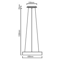 V-TAC VT-25-1D LAMPADA LED SOFFITTO 25W LUCE CALDA BIANCA DIMMERABILE LED3992 1