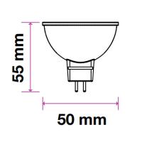 V-TAC VT-257 LAMPADINA LED GU5.3 6,5W 110 GRADI NATURALE CHIP SAMSUNG LED205 1