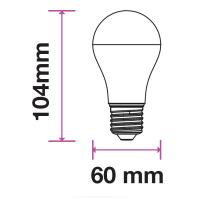 V-TAC VT-265 LAMPADINA LED E27 6,5W BIANCO FREDDO CHIP SAMSUNG EQ 60W LED257 1