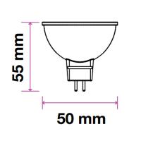 V-TAC VT-267 LAMPADINA LED GU5.3 6,5W 38 GRADI FREDDA CHIP SAMSUNG LED209 1