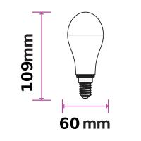 V-TAC VT-269 LAMPADINA LED E14 9W A60 BIANCO NATURALE CHIP SAMSUNG LED115 1