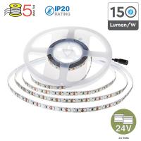 V-TAC VT-2835IP20-126 STRISCIA 630 LED B. CALDO 5MT NO IMPEMEABILE 24V LED2593 0