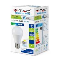 V-TAC VT-285 LAMPADINA LED E27 8,5W BIANCO NATURALE CHIP SAMSUNG EQ 75W LED253 1