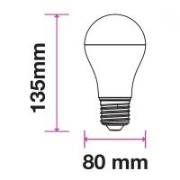 V-TAC VT-298 LAMPADINA LED E27 18W A80 BIANCO FREDDO CHIP SAMSUNG LED128