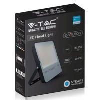 V-TAC VT-302 FARO LED SLIM 200W NATURALE NERO ALTA LUMINOSITA 137LM/W CHIP SAMSUNG LED20410 2