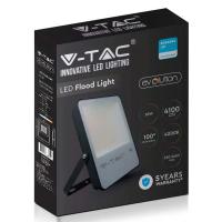 V-TAC VT-32 FARO LED SLIM 30W FREDDO NERO ALTA LUMINOSITA 137LM/W CHIP SAMSUNG LED20403 1