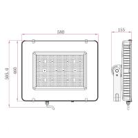 V-TAC VT-405 FARO LED 400W BIANCO FREDDO NERO ALTA LUMINOSITA CHIP SAMSUNG LED965 1