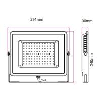 V-TAC VT-49101 FARO LED 100W ULTRASOTTILE BIANCO NATURALE SMD BIANCO LED5971 1