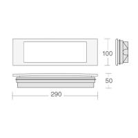 V-TAC VT-511S LAMPADA LED EMERGENZA 3,8W BIANCO FREDDO INCASSO RIC. 12 ORE CHIP SAMSUNG LED899 1