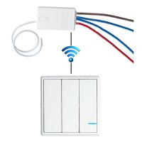 V-TAC VT-5133 PULSANTE 3 TASTI WIRELESS RADIO BIANCO  LED8462 1