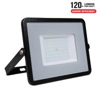 V-TAC VT-56 FARO LED 50W FREDDO NERO ALTA LUMINOSITA CHIP SAMSUNG LED761 0