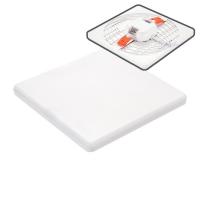 V-TAC VT-610SQ MINI PANNEL 12W NATURALE QUADRATO DEBORDANTE INCASSO REGOLABILE CHIP LED SAMSUNG LED731 0