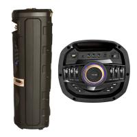 V-TAC VT-6210-2 SPEAKER 120W BLUETOOTH 2 WOOFER 25CM LED MULTICOLORE TROLLEY LED7734 1