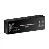 V-TAC VT-7012 LAMPADA LED SPECCHIO ORIENTABILE 13W BIANCO NATURALE CROMO IP20 LED213895 2