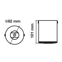 V-TAC VT-711 PORTALAMPADA SPOT SUPERFICIE BIANCO TONDO IP54 LED3669 1