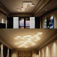 V-TAC VT-7128 PLAFONIERA LED QUADRATA 8W EFFETTO STELLATO 2 IN 1 DIMMERABI LED40291 1