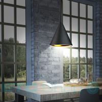 V-TAC VT-7162 PORTALAMPADA E27 IN ALLUMINIO CONO COLOR NERO A SOFFITT LED3869 1