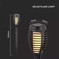 V-TAC VT-724 LAMPADA PICCHETTO LED 1W SOLARE LUCE CALDA 4 PEZZI LED8689 2