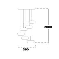 V-TAC VT-7390 LAMPADA LED SOFFITTO 72W LUCE CALDA BIANCA DIMMERABILE LED40011 1