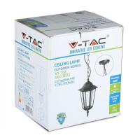 V-TAC VT-752 LAMPADA DA GIARDINO CLASSICA A SOFFITTO ATTACCO E27 CON CATENA LED7072 1