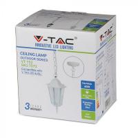 V-TAC VT-752 LAMPADA DA GIARDINO CLASSICA A SOFFITTO ATTACCO E27 CON CATENA BIANCA LED7073 1