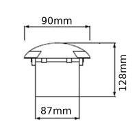 V-TAC VT-7678 FARETTO INTERRATO ATTACCO GU53 TONDO CON 3 FINESTRE LED8566 1
