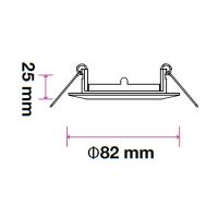 V-TAC VT-779 PORTALAMPADA SPOT INCASSO BRONZO ORIENTABILE LEGA ZINCO LED8580 1