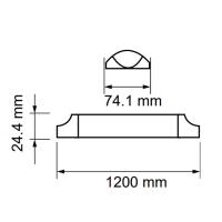 V-TAC VT-8-40 PLAFONIERA LED SLIM 40W BIANCO FREDDO 120CM CHIP SAMSUNG LED20352 1