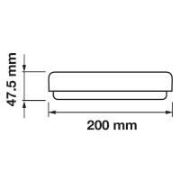 V-TAC VT-8033 PLAFONIERA LED QUADRATA 15W LUCE BIANCO NATURALE IP44 LED5567 1
