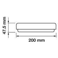 V-TAC VT-8033SQ PLAFONIERA LED QUADRATA 15W LUCE BIANCO NATURALE IP44 SAMSUNG LED55679 2