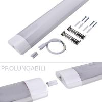 V-TAC VT-80404 PLAFONIERA LED SLIM 40W BIANCO NATURALE 120CM PROLUNGABILE LED6390 0