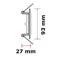 V-TAC VT-817 PORTALAMPADA SPOT INCASSO BIANCO ORIENTABILE 2 PEZZI LED8938 2