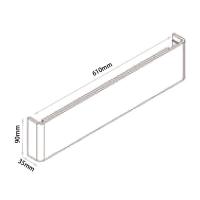 V-TAC VT-821 LAMPADA LED PARETE 20W BIANCO CALDO NATURALE UP DOWN IP44 LED8536 1