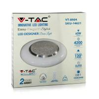 V-TAC VT-8504 PLAFONIERA LED TONDA EFFETTO STELLATO 60W 3 IN 1 DIMMERABILE LED14621 3