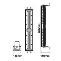 V-TAC VT-9108 LAMPADA INDUSTRIALE LINEARE 100W BIANCO NATURALE 120 GRADI LED5599 1