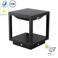 V-TAC VT-11022  LAMPADA LED SOLARE 2W DA TERRA NERA B.CALDO IP65 SENSORE PIR E CREPUSCOLARE LED6805 0
