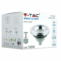 V-TAC VT-1112 LAMPADINA LED AR111/GU10 12W BIANCO CALDO 40 GRADI LED214224 2